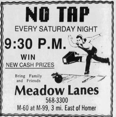Meadow Lanes (Homer Lanes) - Dec 1989
